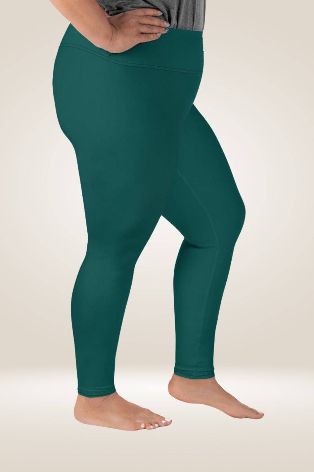 Squat Proof Leggings And Top Set - Green - TGC Boutique