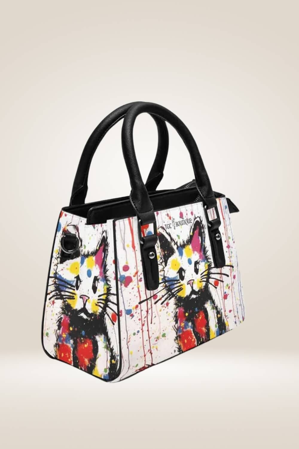 Graffiti Cat Shoulder Bag - TGC Boutique - Shoulder Bag