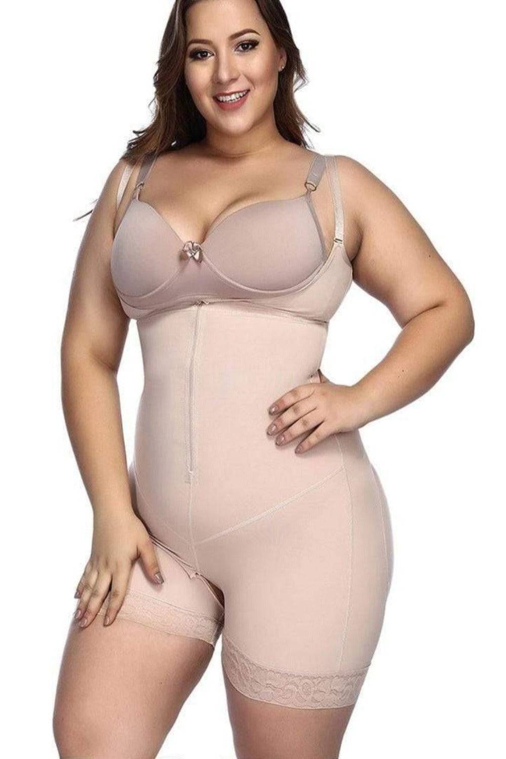 S-Shaper Women High Compression Bodysuit Compression Tummy Control