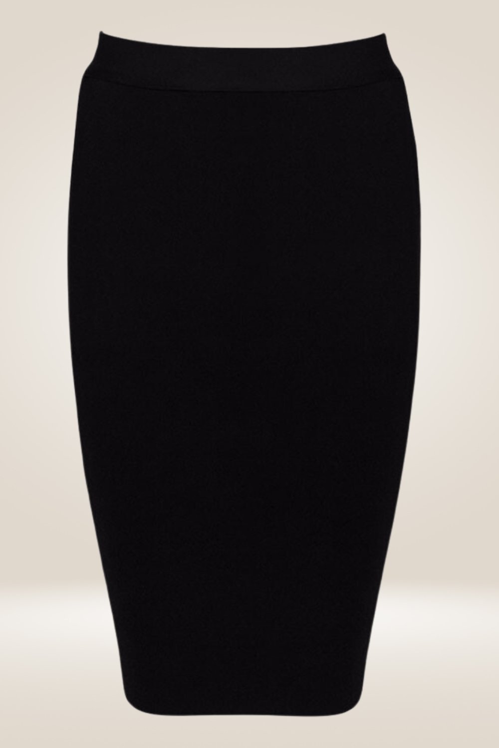 High Waisted Black Pencil Midi Skirt - TGC Boutique - Skirt