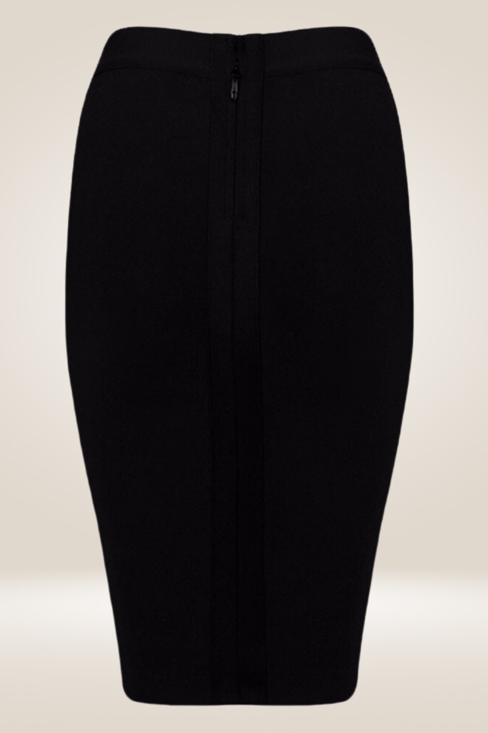 High Waisted Black Pencil Midi Skirt - TGC Boutique - Skirt
