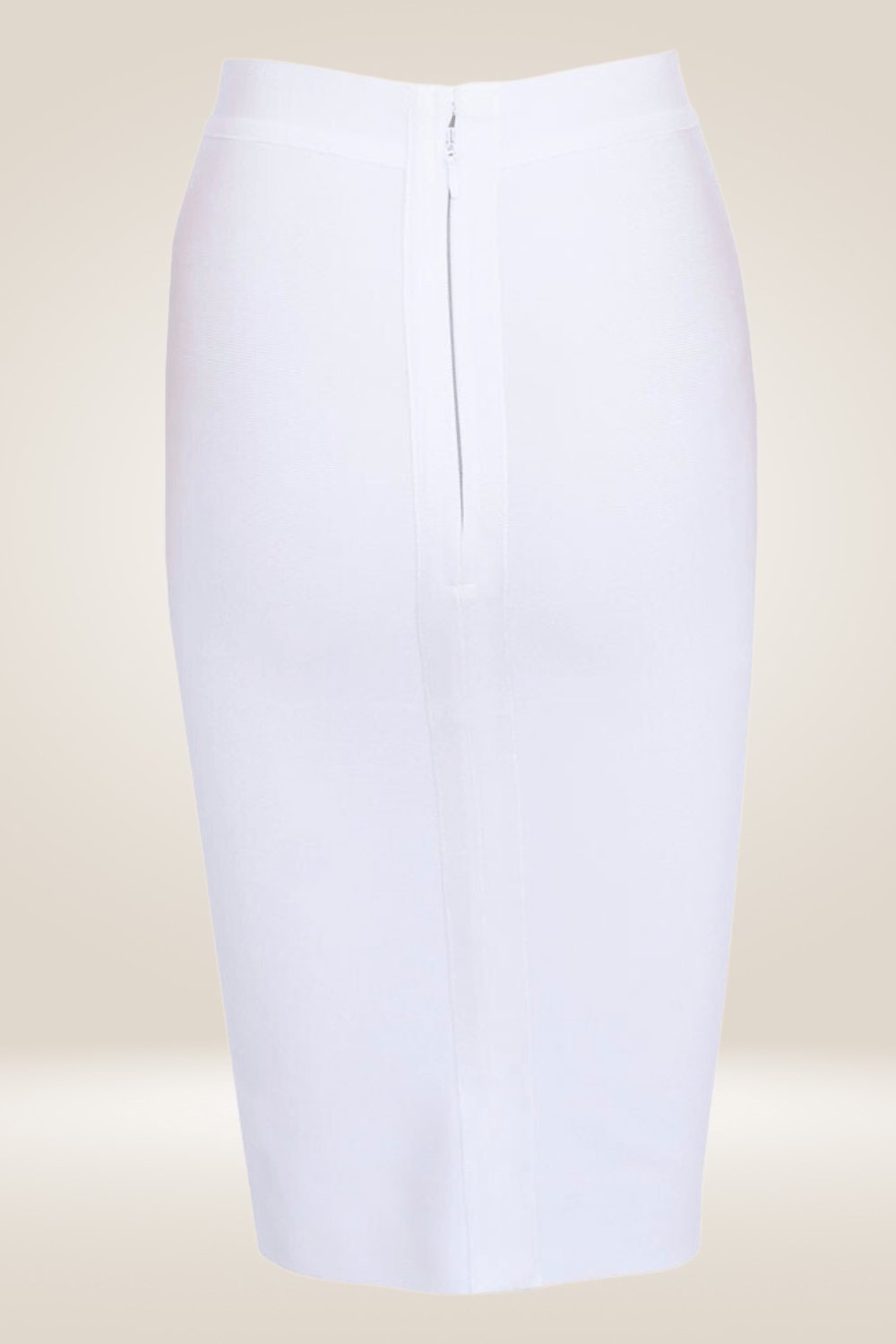 High waisted white pencil skirt best sale