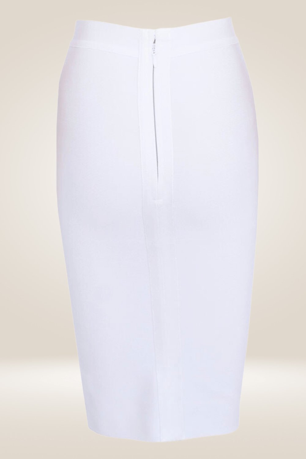 High Waisted White Pencil Skirt - TGC Boutique - Skirt