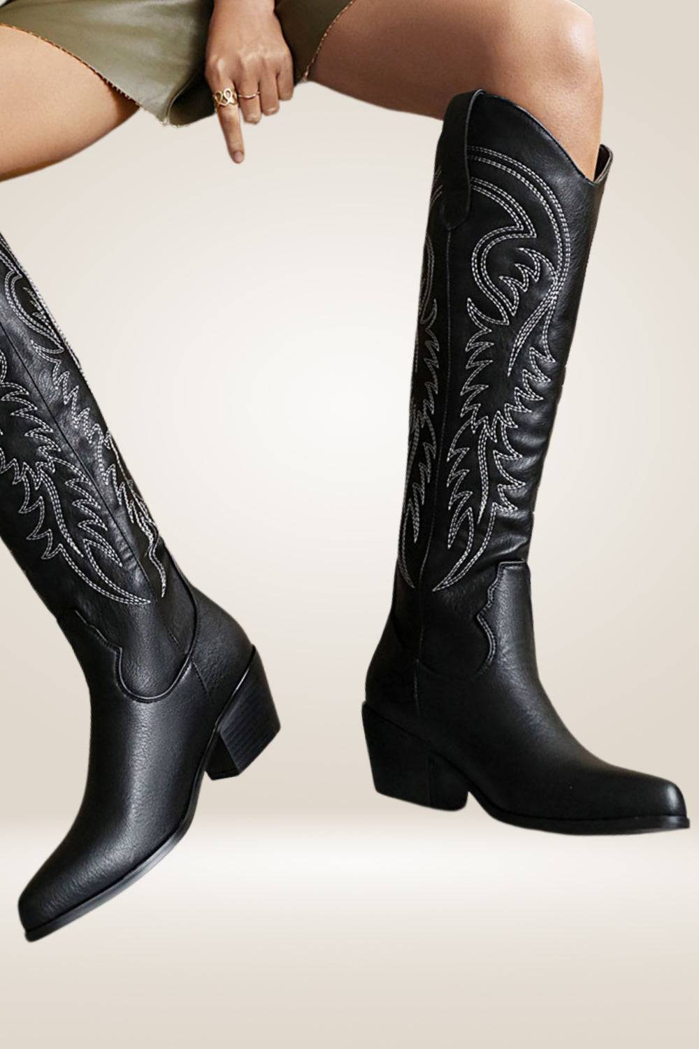 Cowboy sales knee boots