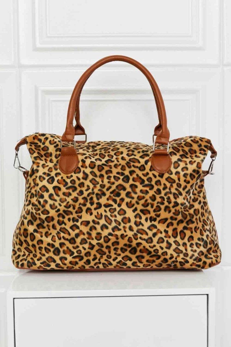 Leopard Carryall Weekender Bag - TGC Boutique - Handbags