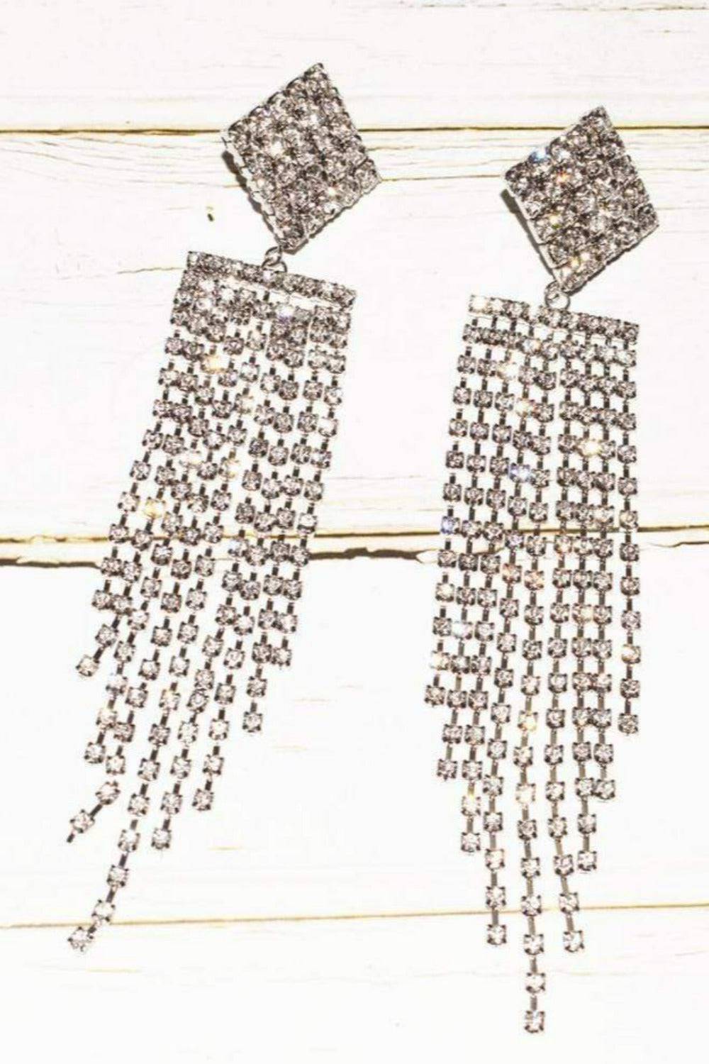 Long Chandelier Drop Earrings - TGC Boutique - Earrings