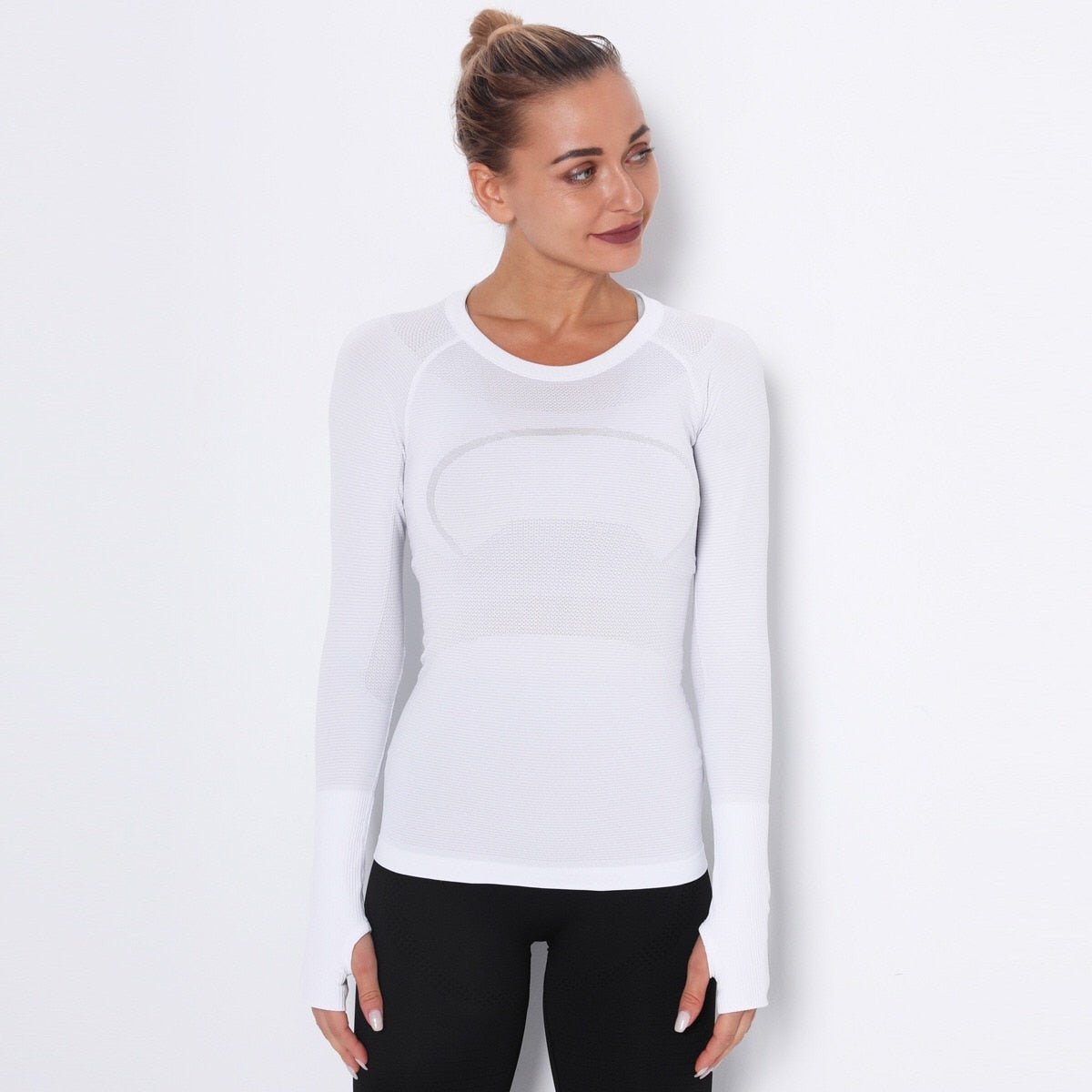 Moisture-Wicking Long Sleeve Performance Top - TGC Boutique - Active Top