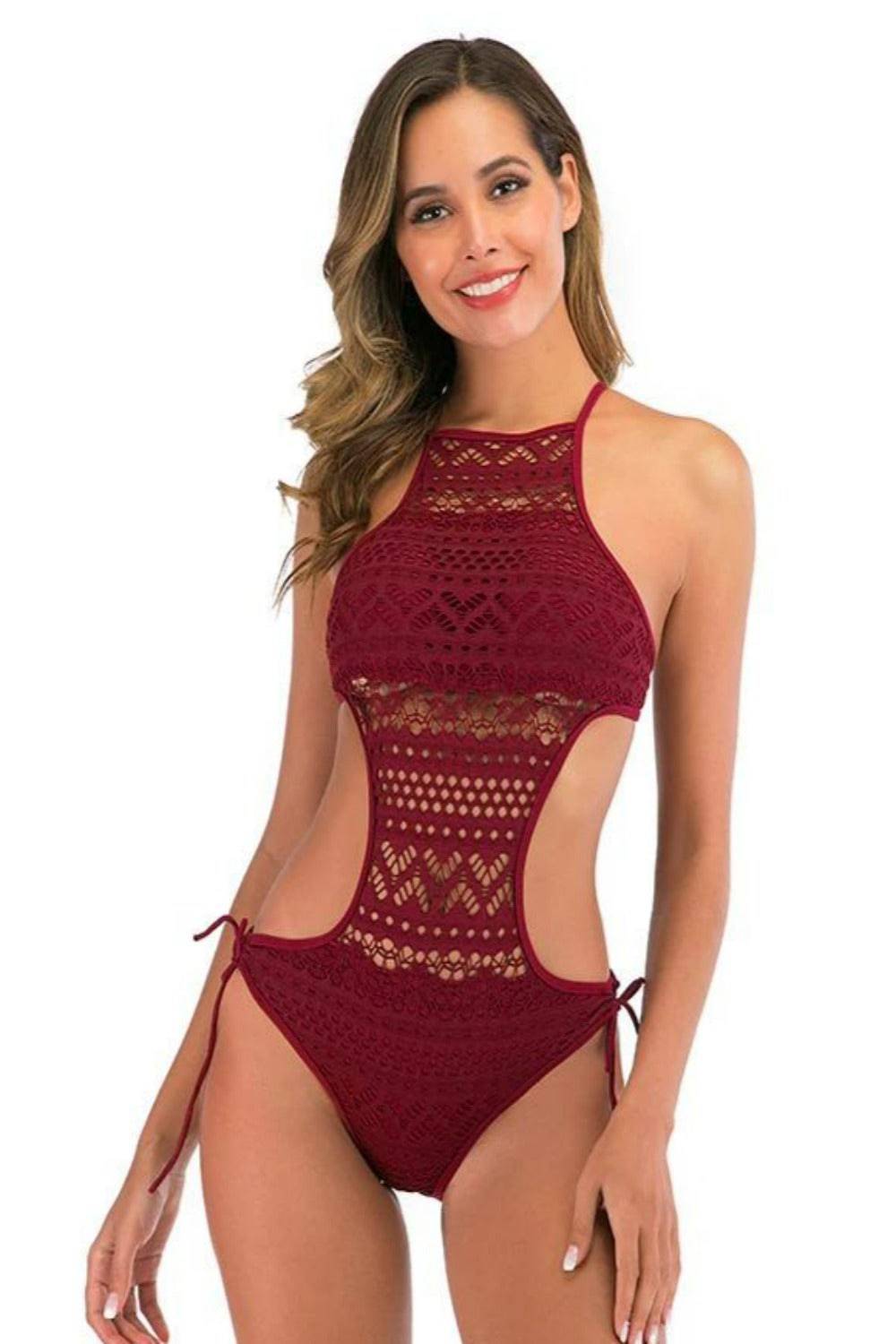 Swimming Costume for Women Tummy Control Push Up Swimwear V Neck Women's  One Piece Swimsuit Bathing Suits Beachwear Plus Size for Teens, Girls (Red  2,S) price in UAE,  UAE