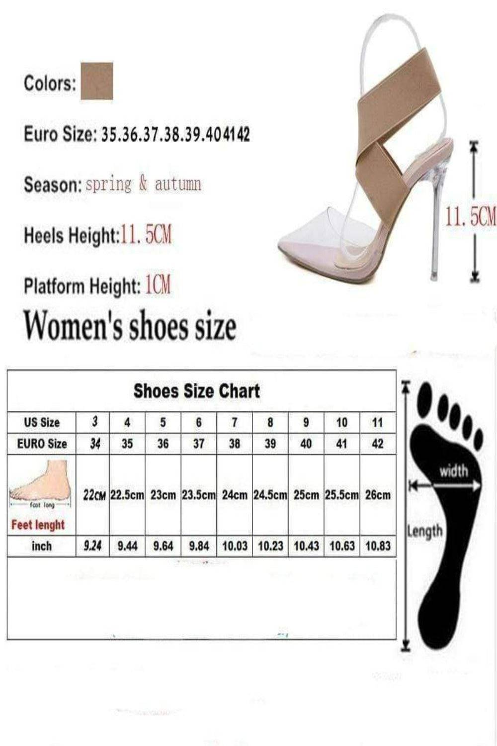 Open Toe Lucite Clear High Heel Sandals - TGC Boutique - High Heel Sandals
