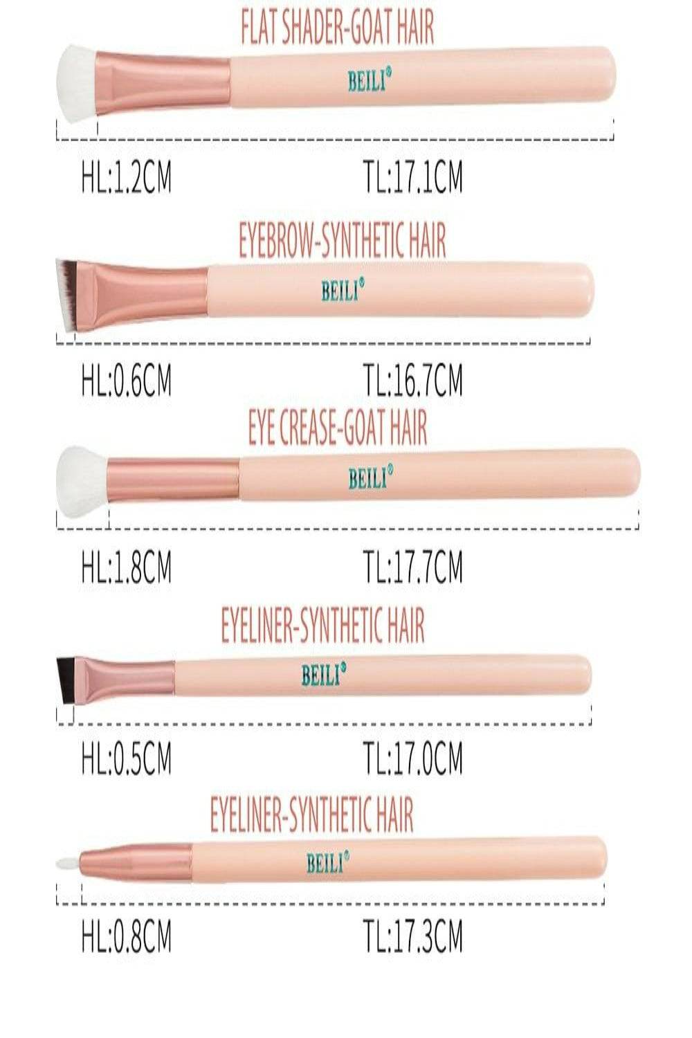 Pink Rose Gold Blending Makeup brush Set - 15 Pack - TGC Boutique - Makeup Brush Set