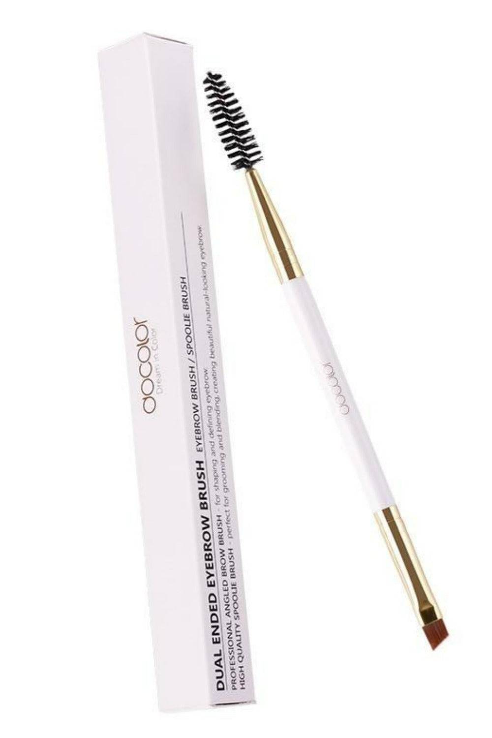 Professional Dual Sided Eyebrow Brush And Eyebrow Comb - TGC Boutique - Makeup Brushes