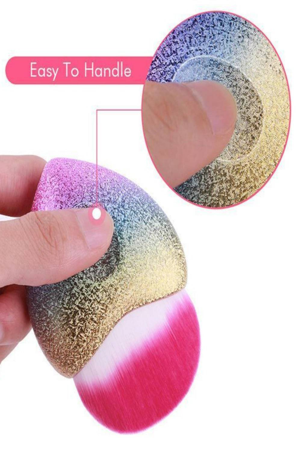 Rainbow Heart Brush Kit - TGC Boutique - Makeup Brushes