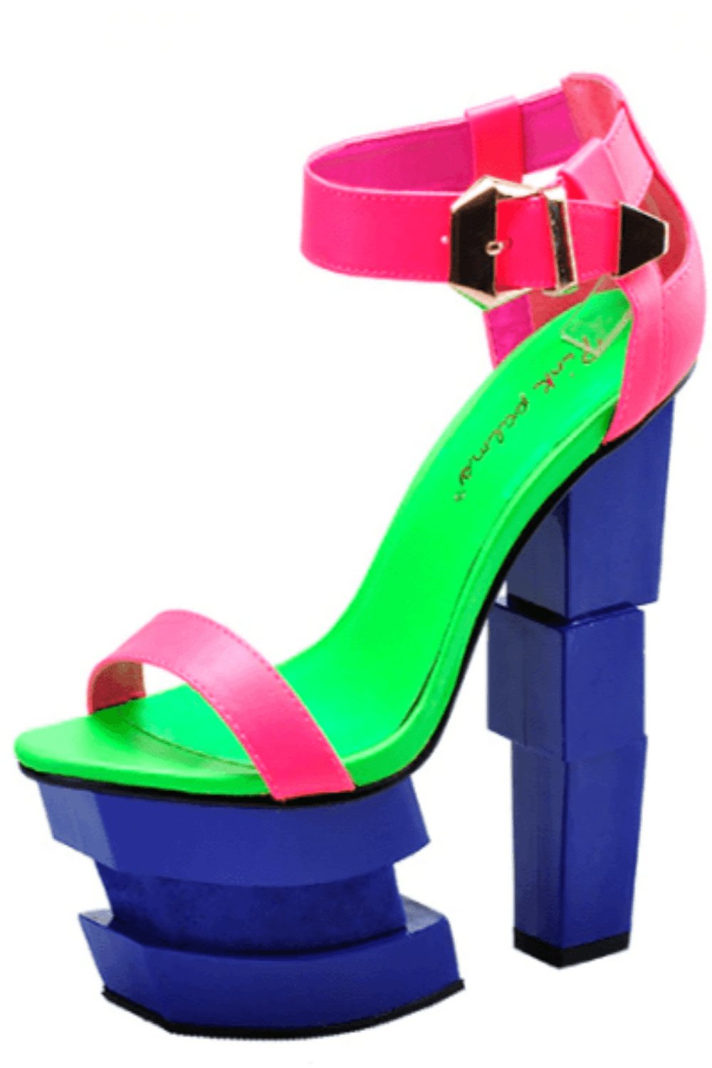 See You Soon Platform Heels - TGC Boutique - Multicolor Shoes