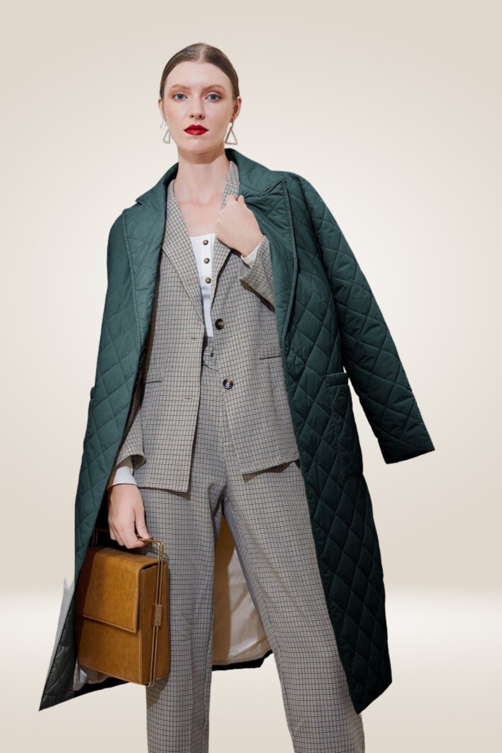 Tailored Long Parka Coat With Deep Pockets - TGC Boutique - Parka Coat
