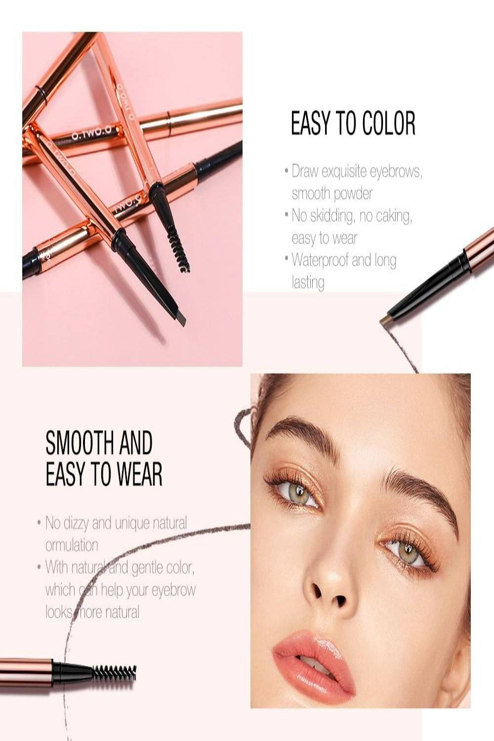 Ultra-fine Triangle Eyebrow Pencil Brow Definer - 6 Colors - TGC Boutique - Eyebrow Pencil