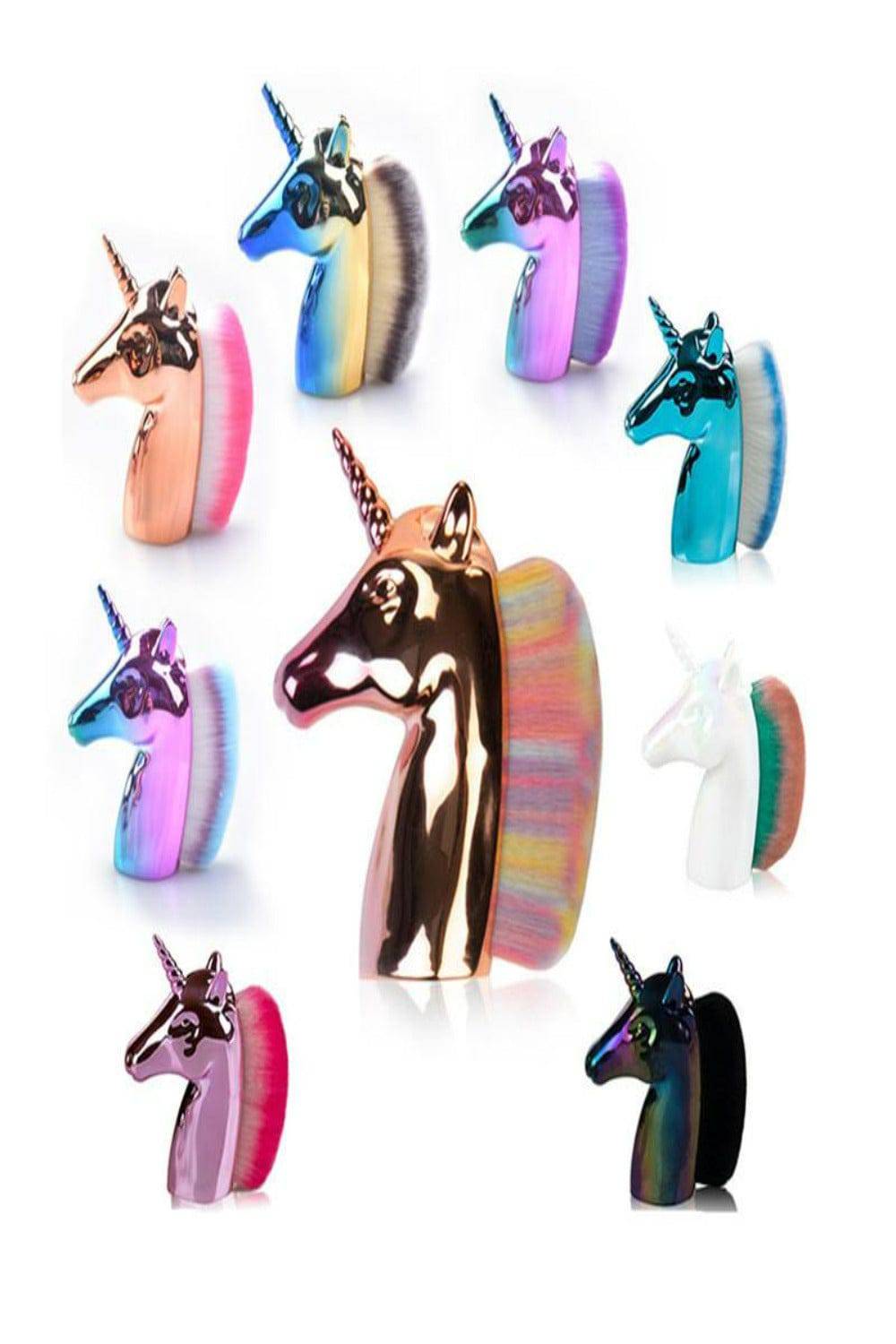 Unicorn Makeup Brushes - TGC Boutique - unicorn makeup brushes