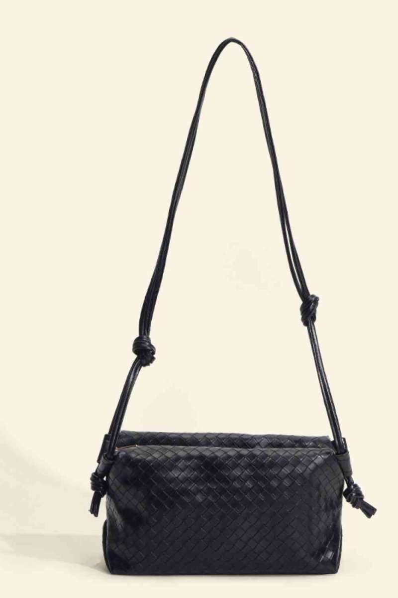 Vegan Leather Knot Detail Shoulder Bag - TGC Boutique - Handbags
