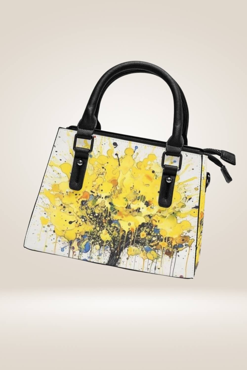 Yellow Tree Satchel Bag - TGC Boutique - Satchel Handbag